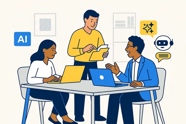 Cas d’usage concrets de l’IA dans des situations de travail – illustration